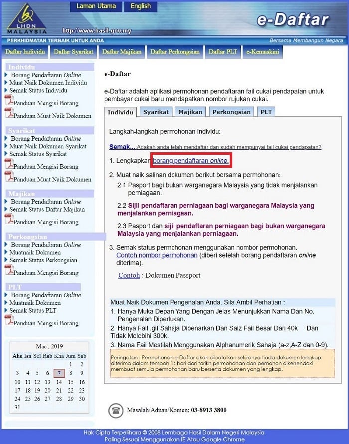 Lhdn Check Income Tax Number