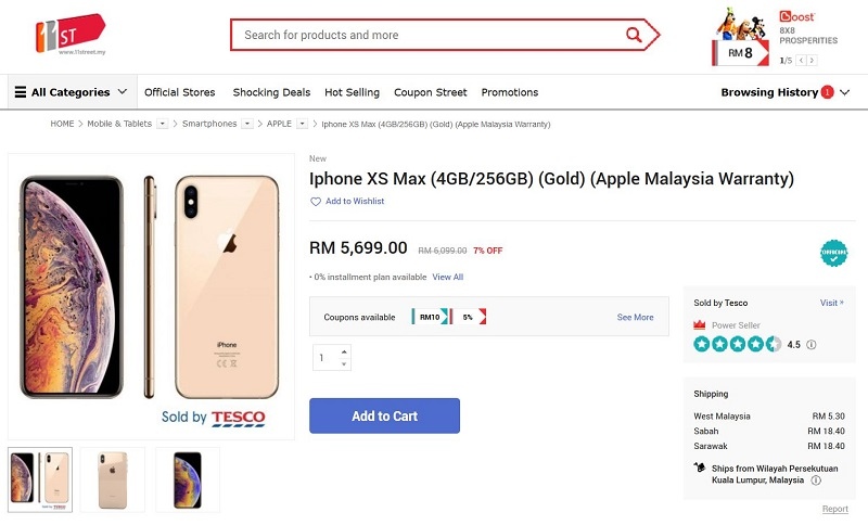 Get Your Hands On The Iphone Xs Max For Up To Rm1 050 Off