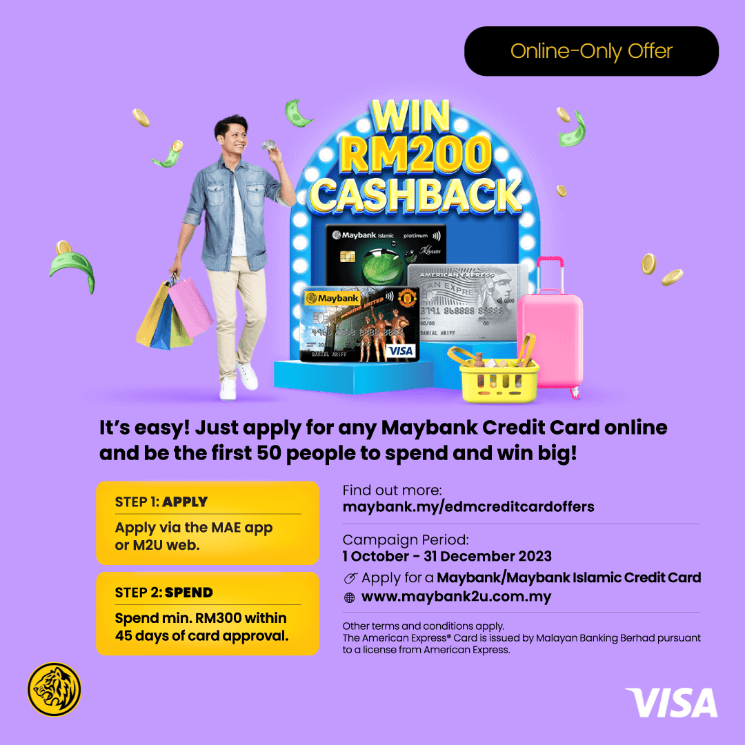 Maybank Credit Cards Online Acquisition Campaign 2023