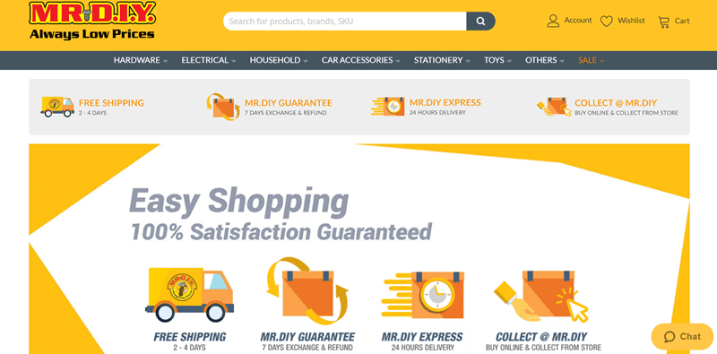 Mr DIY Opens Online Store, Offers Special Promotions and Discounts