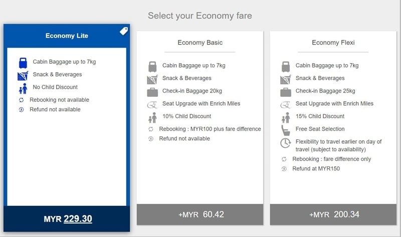 domestic flight baggage limit