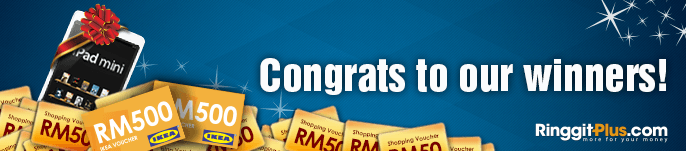 Here are the RinggitPlus.com iPad mini & voucher giveaway winners!