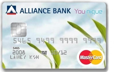 Alliance Bank Revises Cashback Rates For You:nique Rebates Card