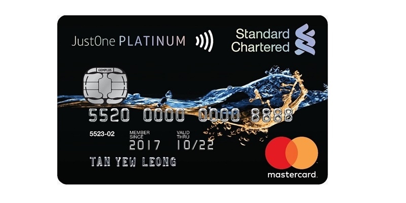 standard chartered justone platinum credit card