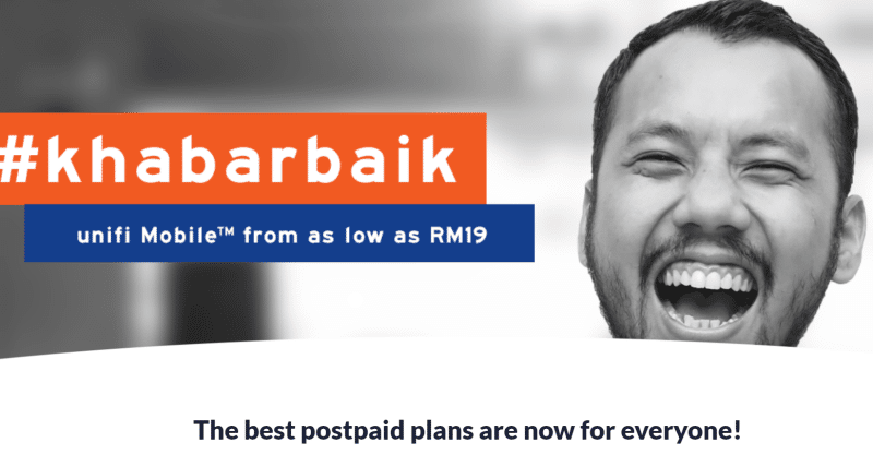 Unifi Mobile Announces New Postpaid Plans From RM19 A Month