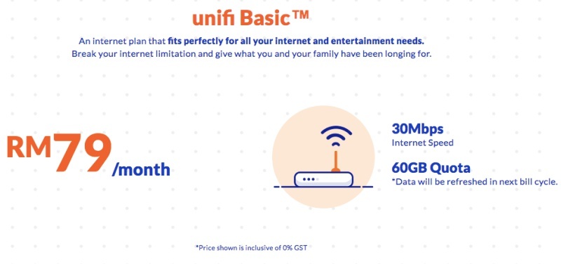 TM Offers Unlimited Unifi Basic Quota And Increases Throttle Speed