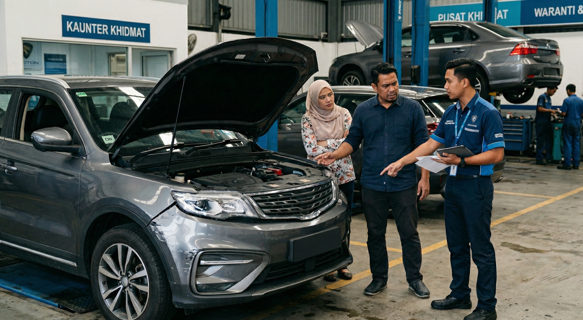 Pembeli kereta berdepan kenderaan rosak di pusat servis